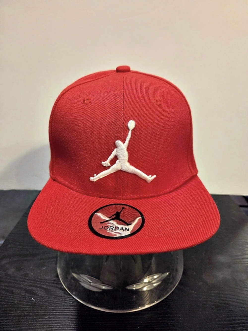 Nike Jordan Air Red Snapback Hat Like New